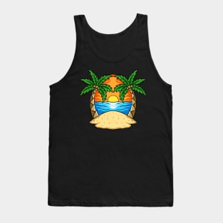 Summer Beach Sun Tank Top